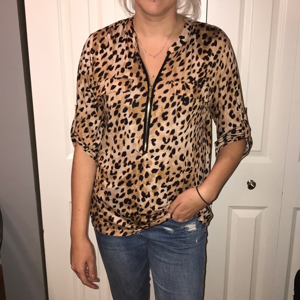 Cheetah Print Top